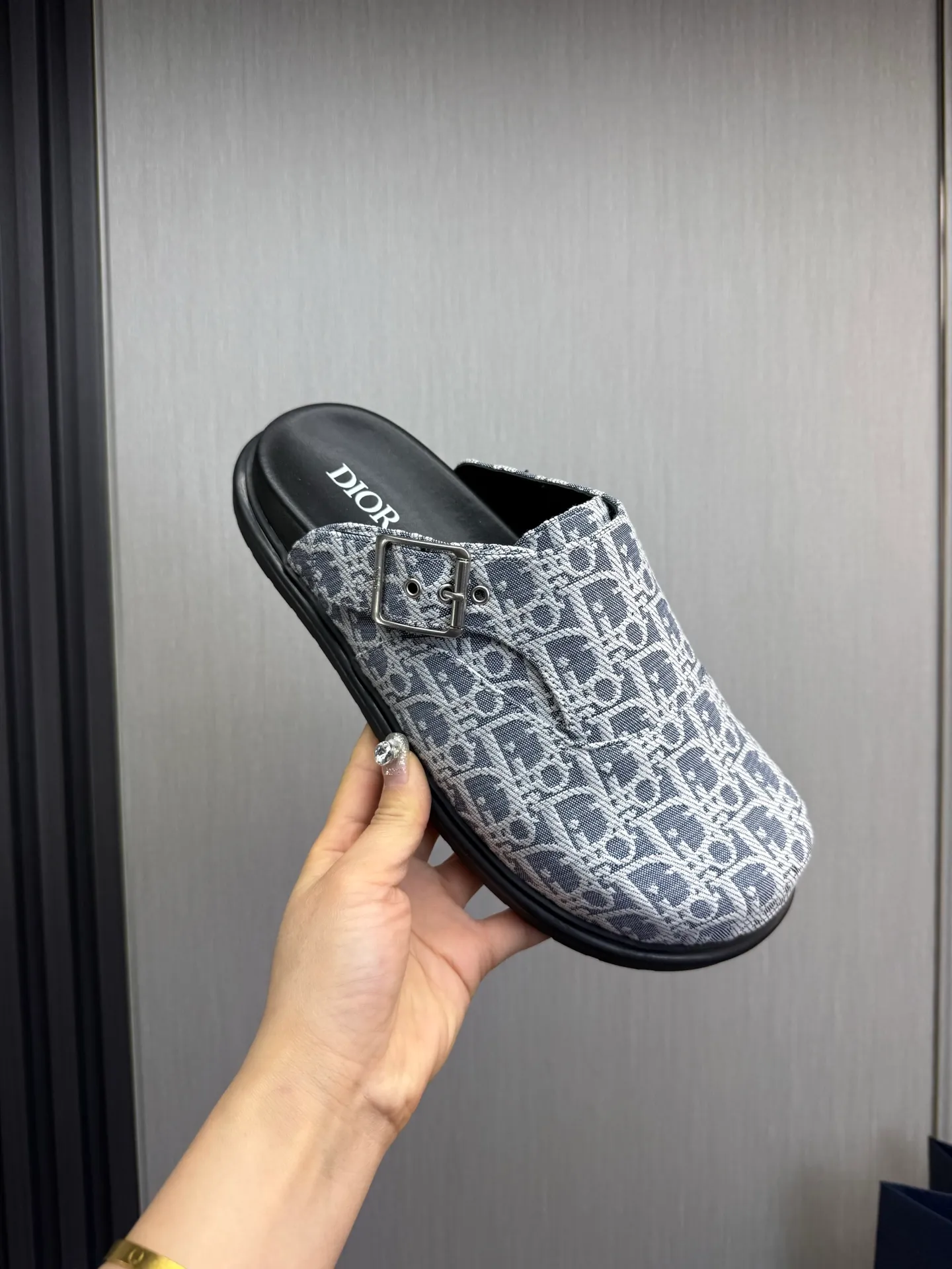 Men's men's shoes 420💰 Dior. Men's slippers🩴Official website 1:1 production 38-45 yards 45 46 🉑️Customized original material shipped✅